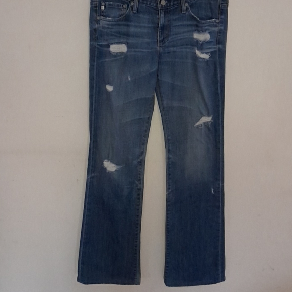 Ag Adriano Goldschmied Denim - AG Adriano Goldschmied Angel Boot Distressed Jeans